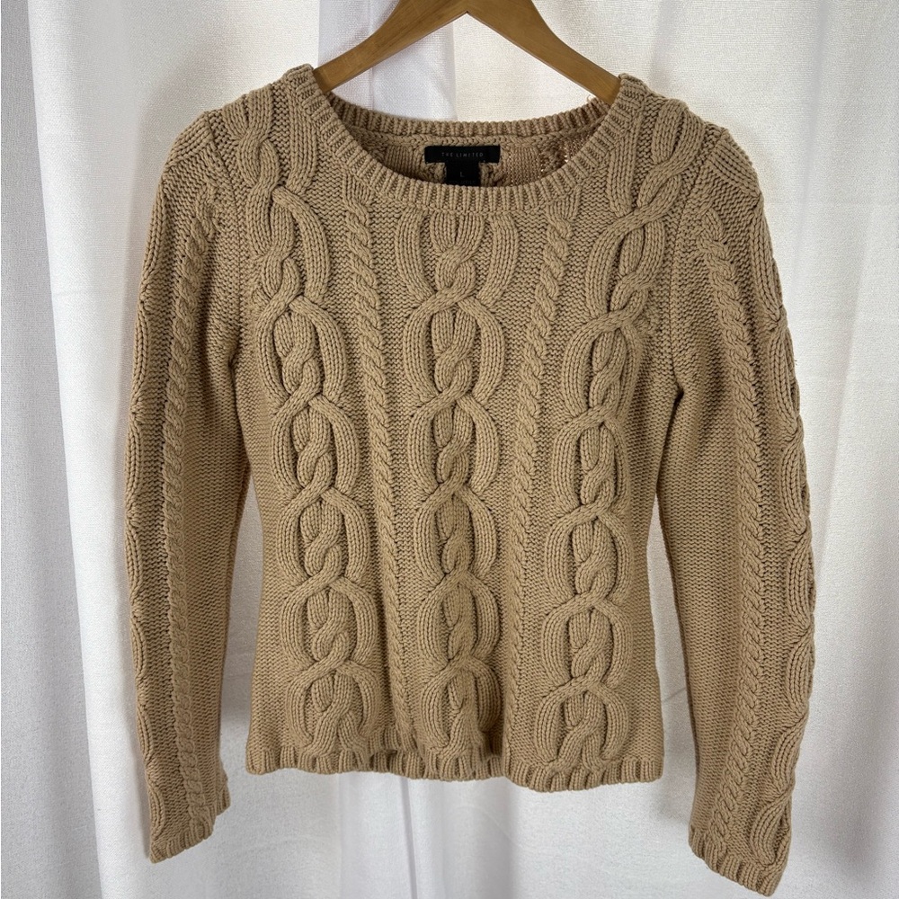 The Limited Vintage Y2K Cable Knit Sweater Size Large EUC‎ 645